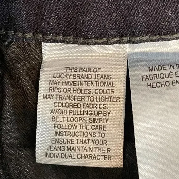 Lucky Brand Lolita Low Rise Boot Cut Jeans Size 8/29 - Picture 6 of 9